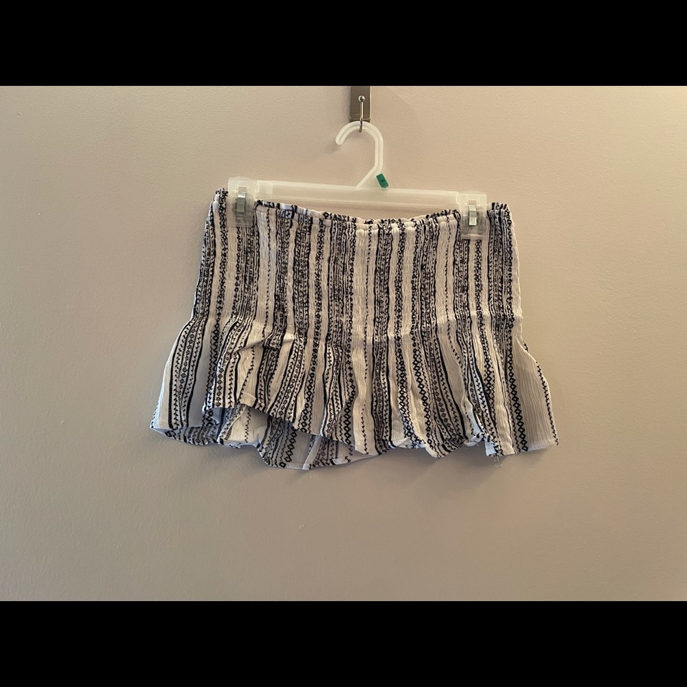Strapless Ruffle Top